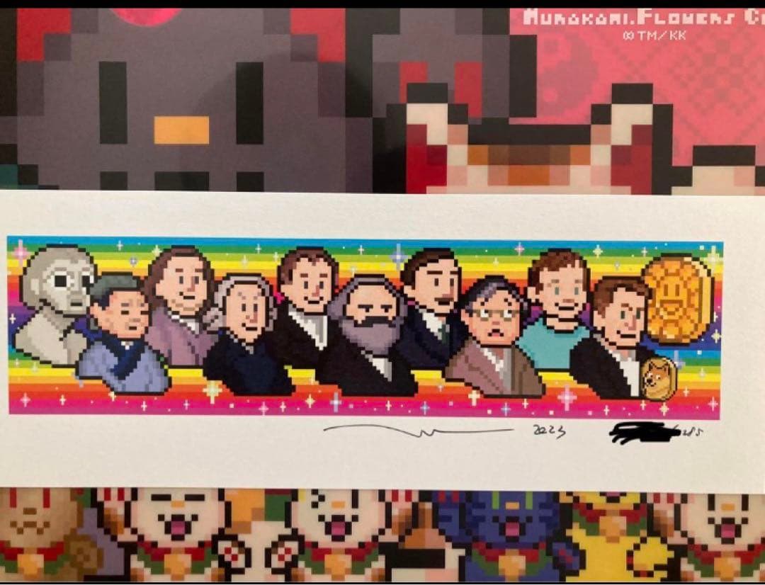 超激レアmurakamiflowers 村上隆　カード　サイン入り