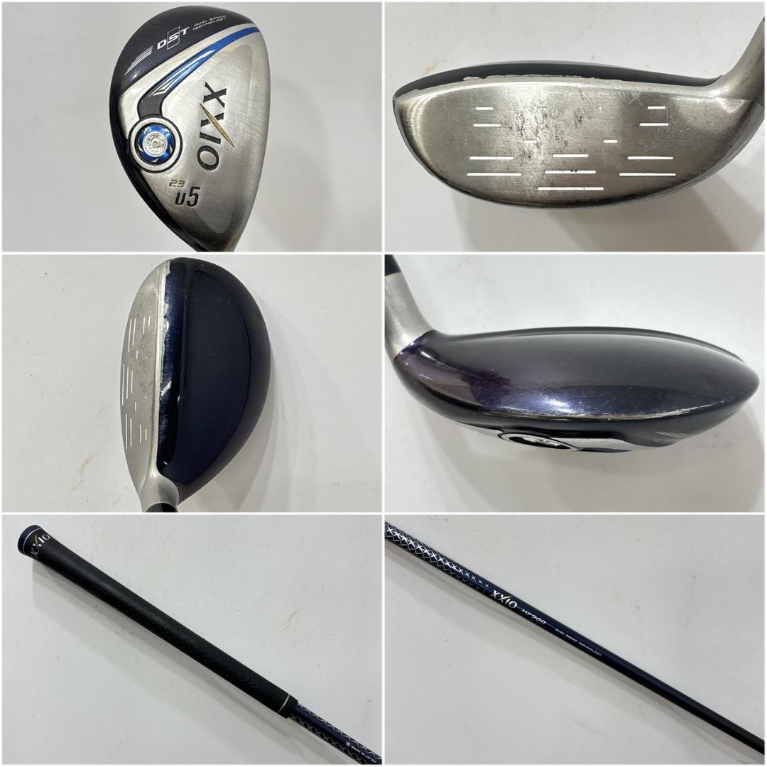 メンズ右利き初心者用　ゼクシオ　初代＆8＆9代目　ゴルフクラブセット　W2622
