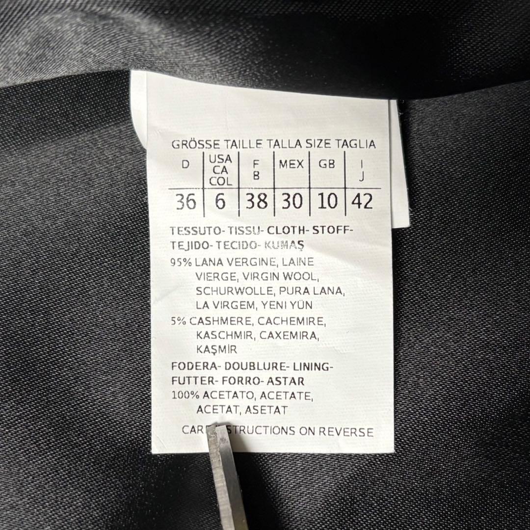 MaxMara MARELLA カシミヤ混 コート 大きいサイズ 42 黒