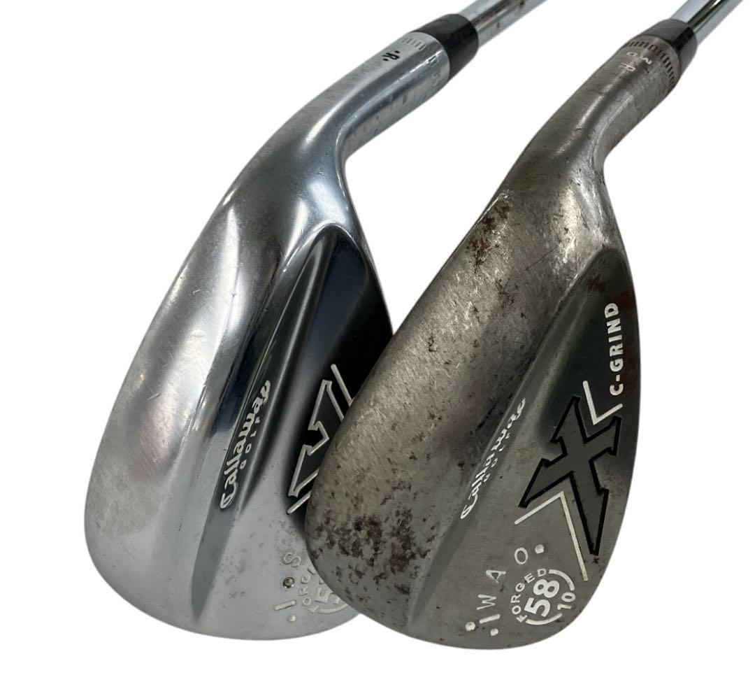 プロ支給品！美品！　Callaway　X　ウェッジ２点セット　５２度＆５８度