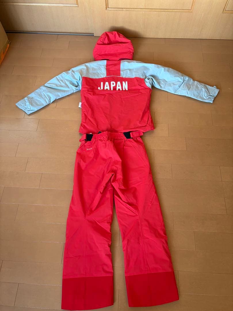 レッド/シルバー スノーボードウェア M