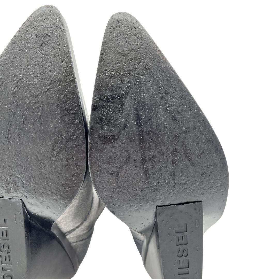 DIESEL ディーゼル ウェスタンブーツ 総柄 38