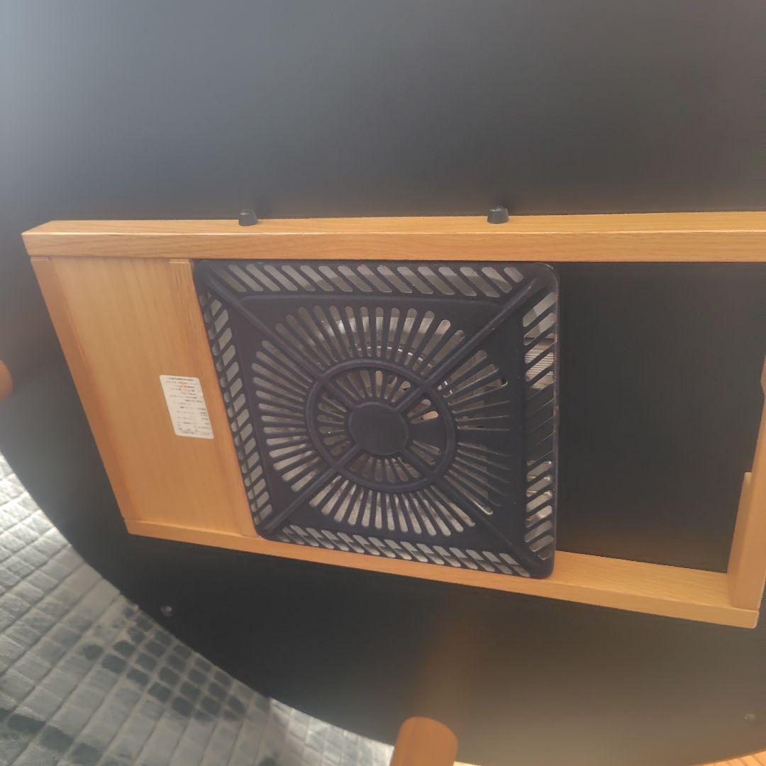 レグナテック リーヴス オーク ラウンド 円 無垢天板 こたつ 座卓 φ1100