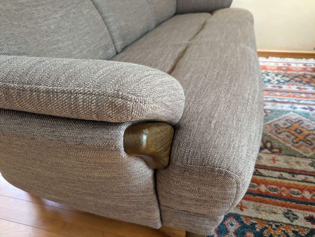 直接引き取り限定✩ニトリ✩美品3人掛け布張りソファ