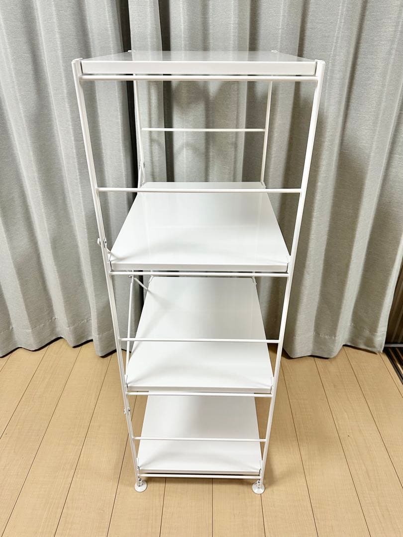 無印良品 スチールユニットシェルフ・スチール棚セット・中・ライトグレー