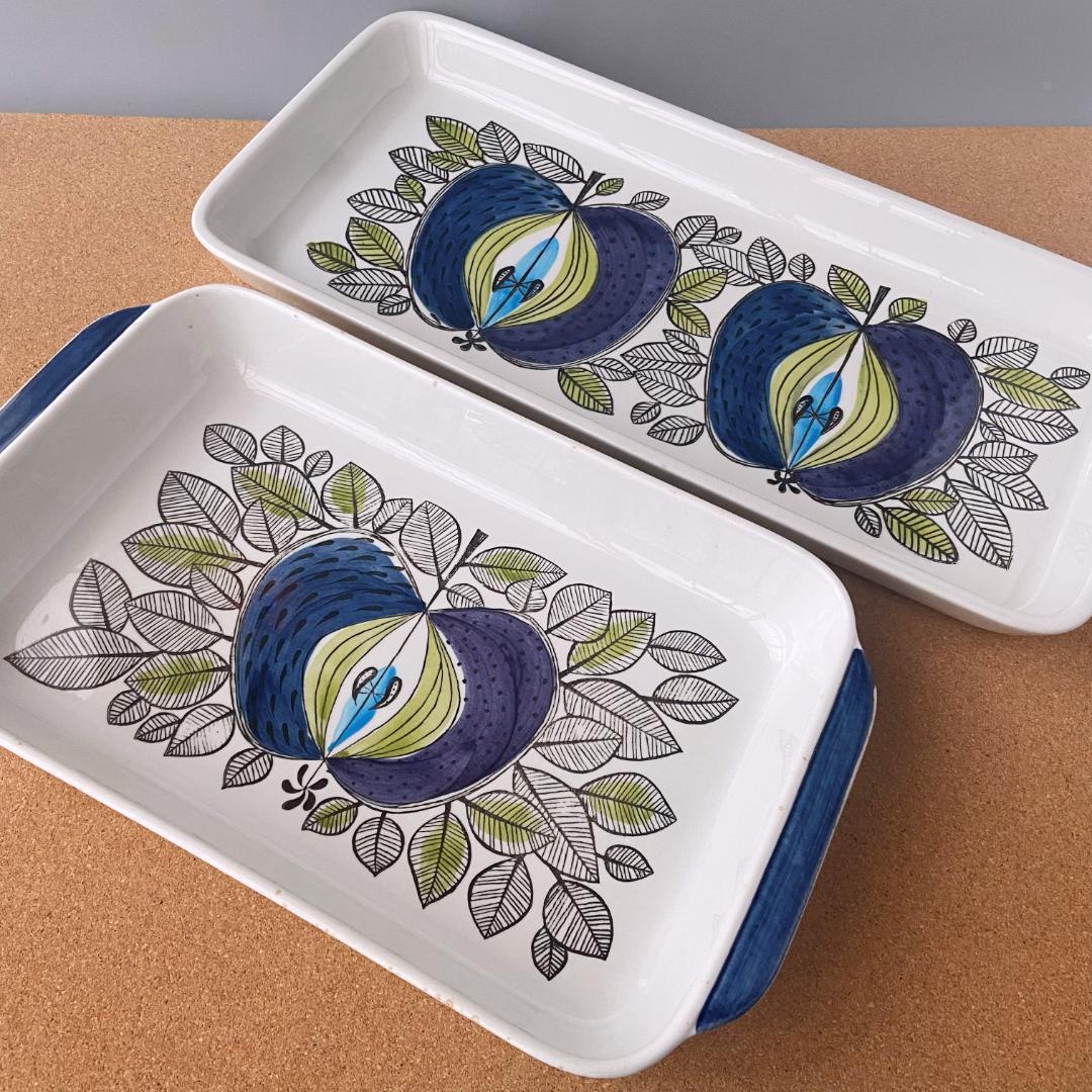 ロールストランド Eden エデン ロングプラター 取手付 30×18cm ①