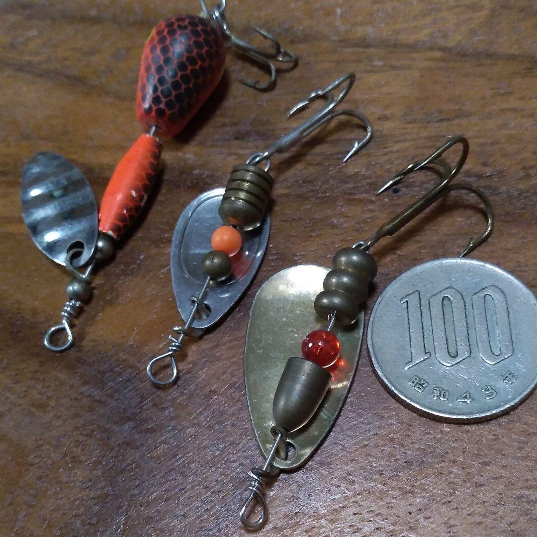 3点セット40年前のルアースピナー昭和ロマン