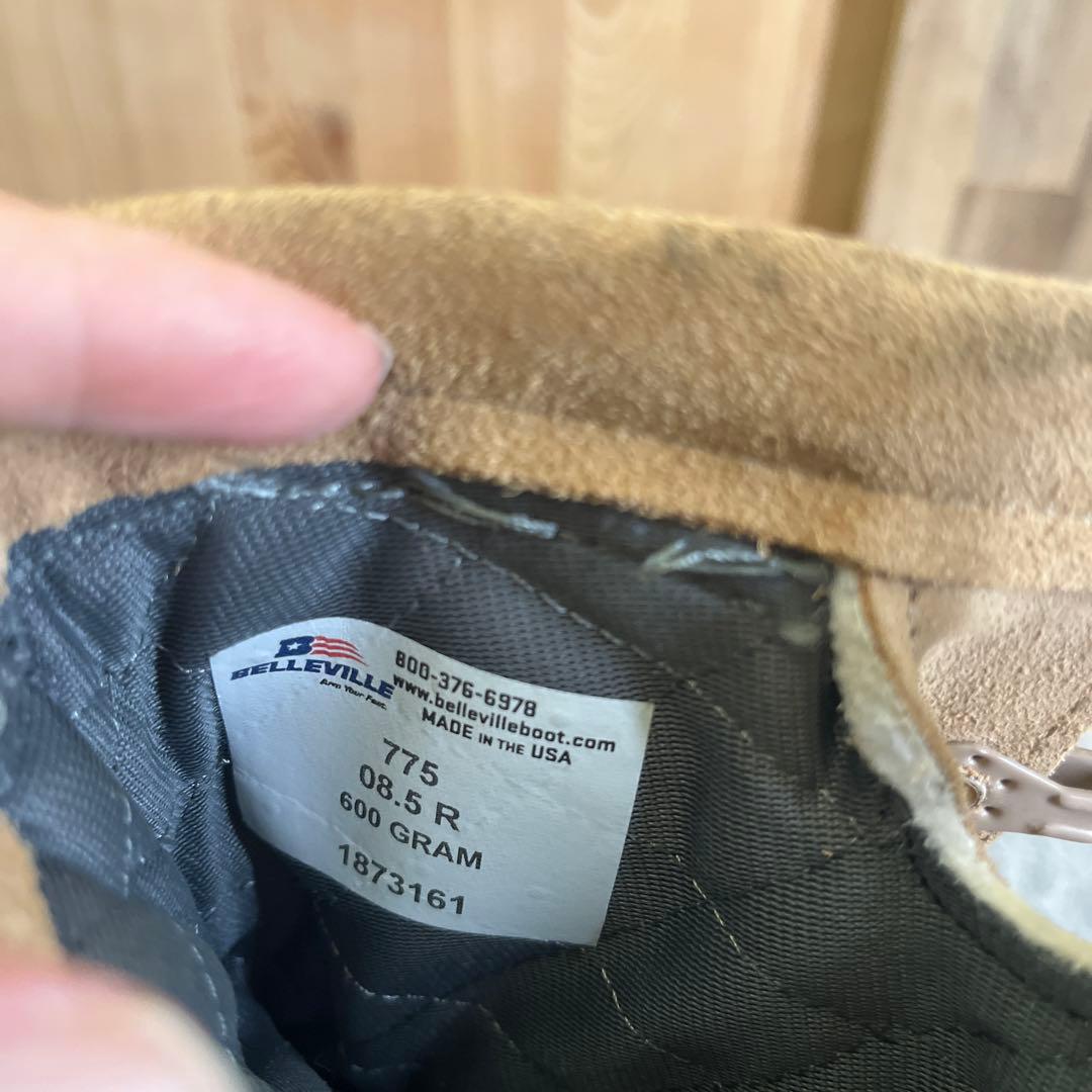 Belleville 775 R スウェードブーツ 08.5 R