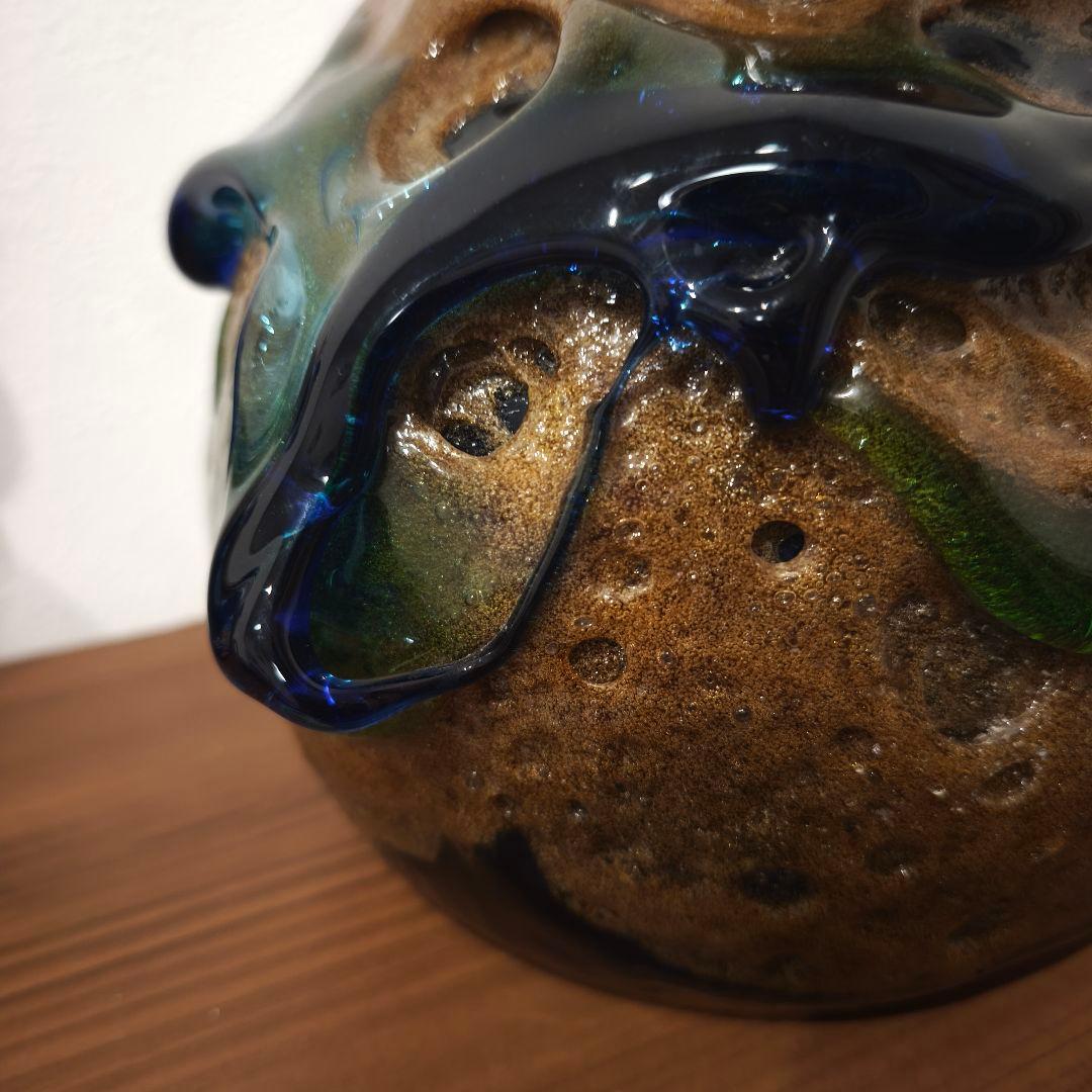 値下げ対応専用品　現代の名工　稲嶺盛吉　琉球ガラス 花瓶