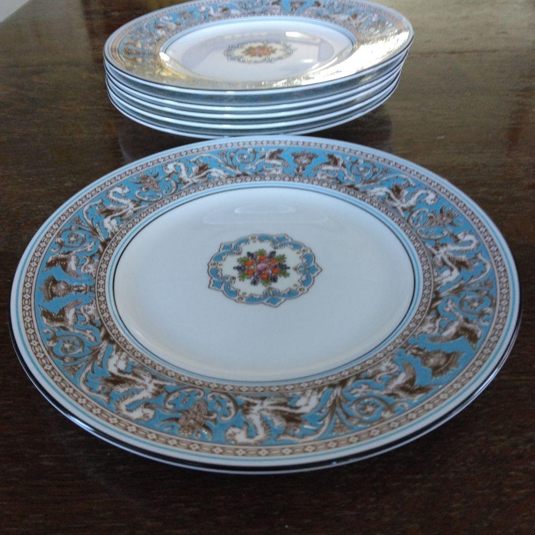 再値下げ… デナ－プレート 20cm 6枚セット　黒壺印