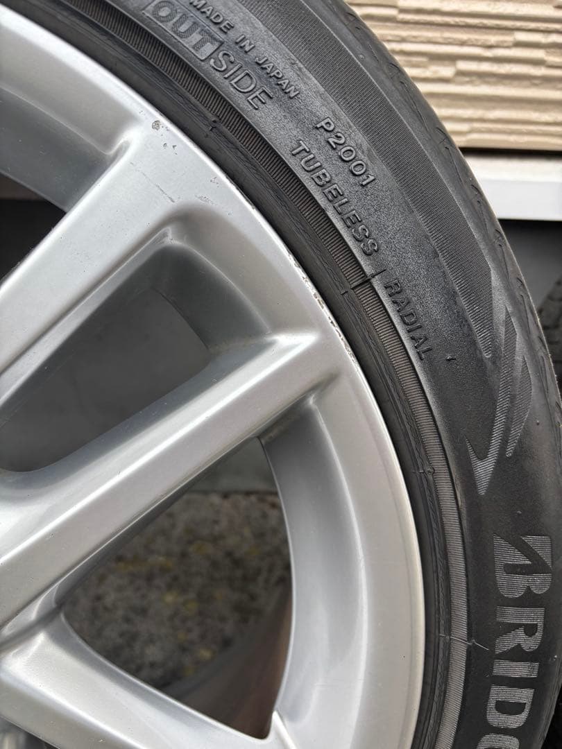 200系クラウンアスリート　純正　タイヤホイールセット　18インチ