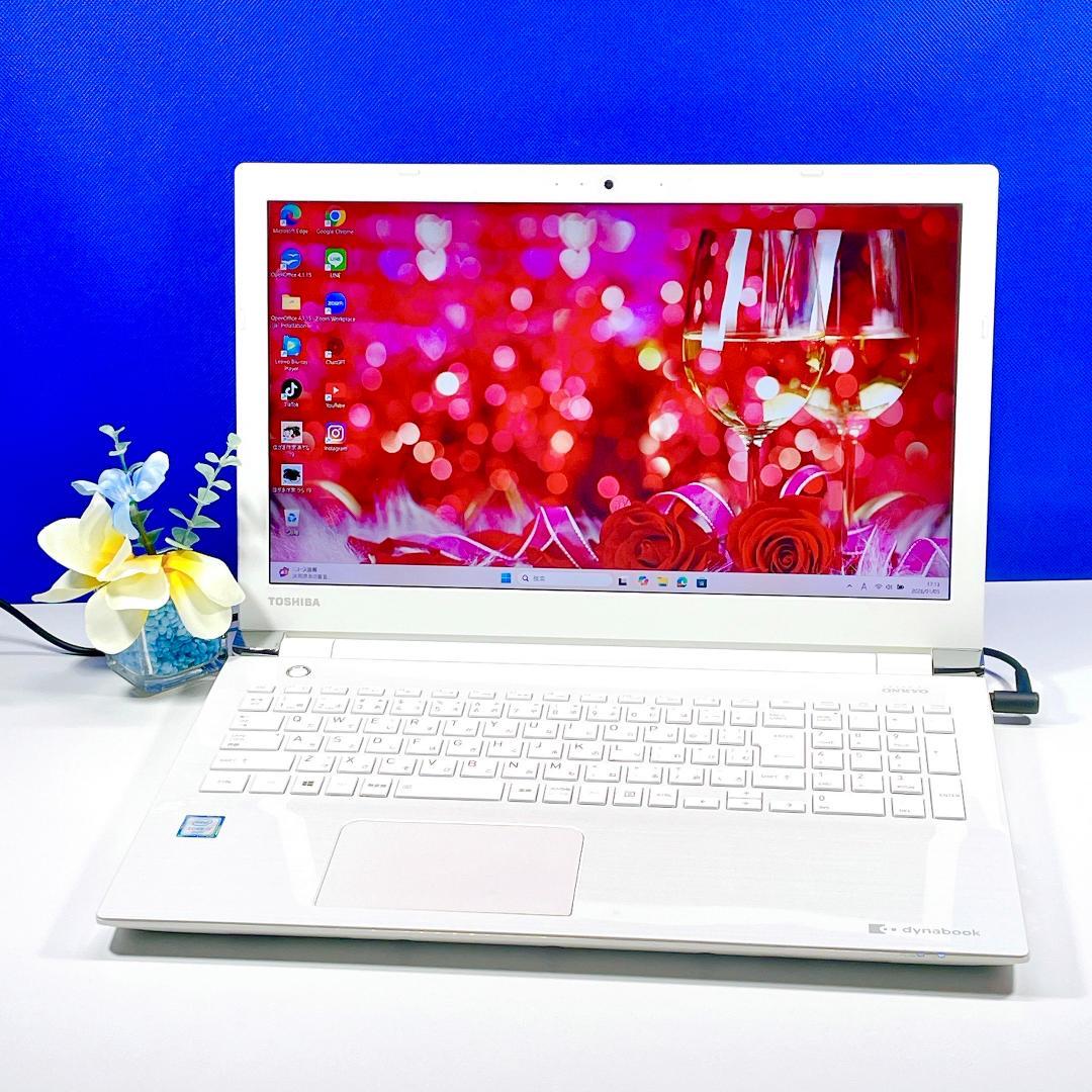 Corei7＆バッテリー◎✨爆速SSD✨Windows11✨東芝カメラノートPC