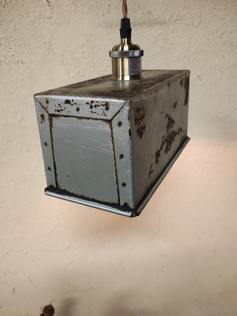 インダストリアル　シーリングライト　古道具　M0193