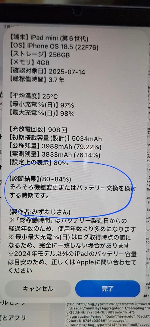 iPad mini 6 256GB パープル Wi-Fi + Cellular