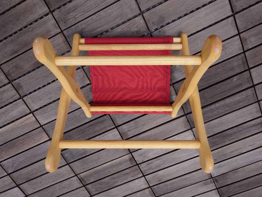 EIチェア／キャニオンレッド／キャンプスツール／ESSEX INDUSTRIES