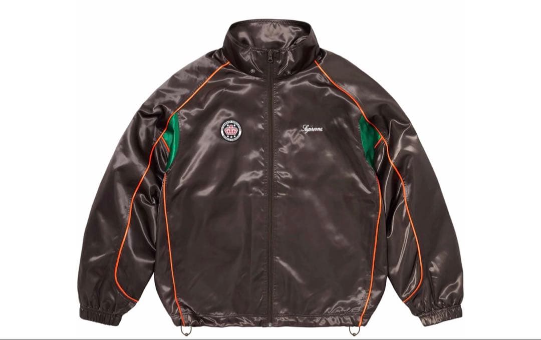 か*す様 XL Supreme Satin Hooded Track Jacke