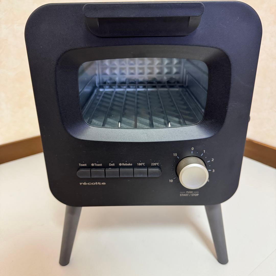レコルト スライドラックトースター RSR-2 ブラック　家電　オーブン
