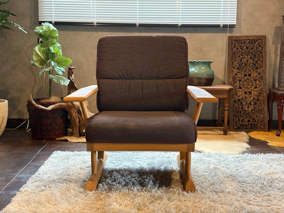 ②あっちゃん様HIDA カヤ KAYA 1Pソファ オーク無垢材 ラウンジ　NG