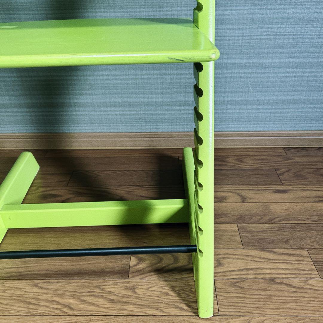 STOKKE トリップトラップ Green シリアルナンバー4 ベビーハイチェア