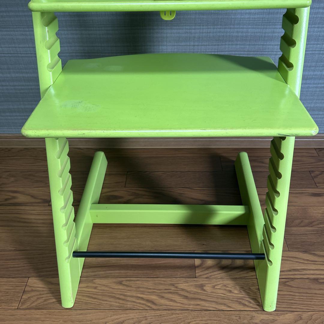 STOKKE トリップトラップ Green シリアルナンバー4 ベビーハイチェア