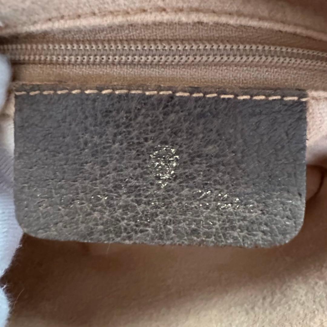 値下げ オールドグッチ GG 総柄 レザー ショルダーバッグ シェリーライン