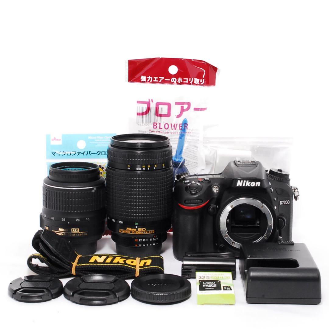 Nikon D7200◆WiFi搭載◆超望遠◆ハイアマチュア機種◆一眼レフカメラ