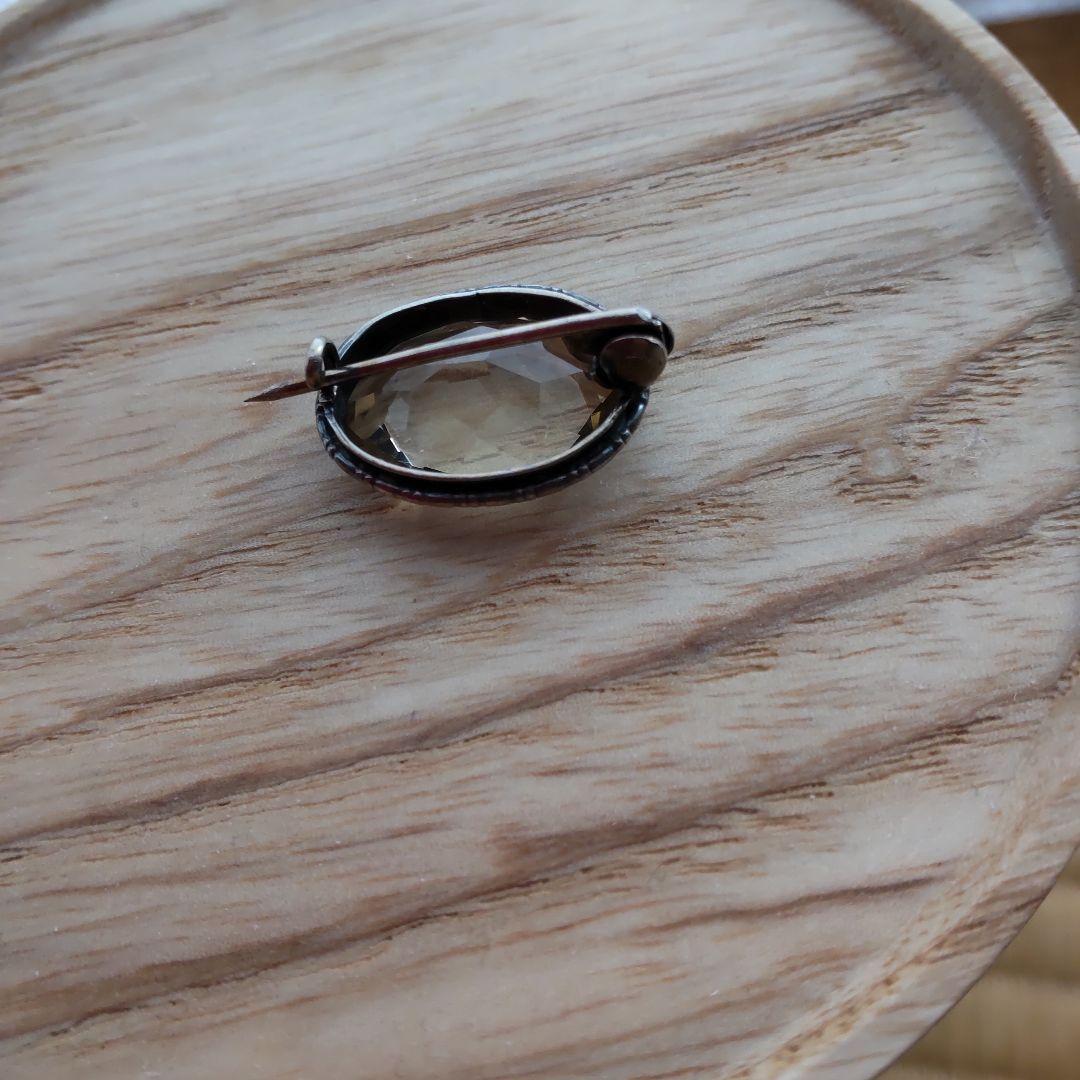 アンティークブローチ シトリン