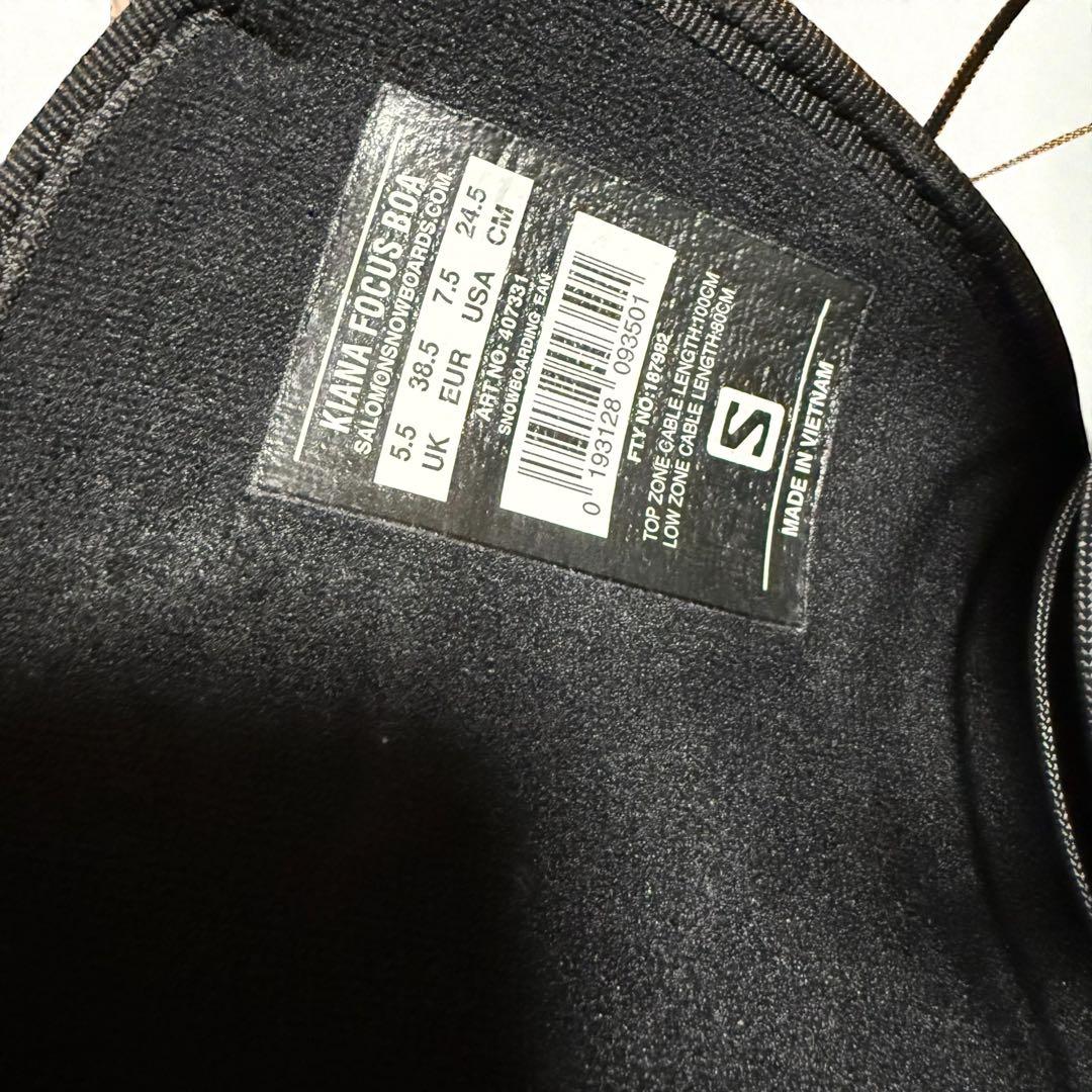 SALOMON Kiana Focus Boa ダブルBOA 24.5cm 人気