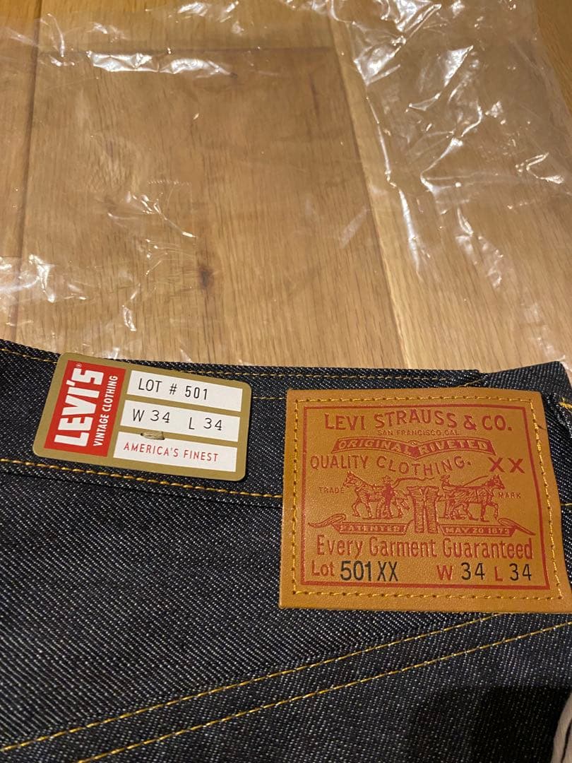 大戦モデル　リーバイス501XX 1947年モデルw34 L34 日本製