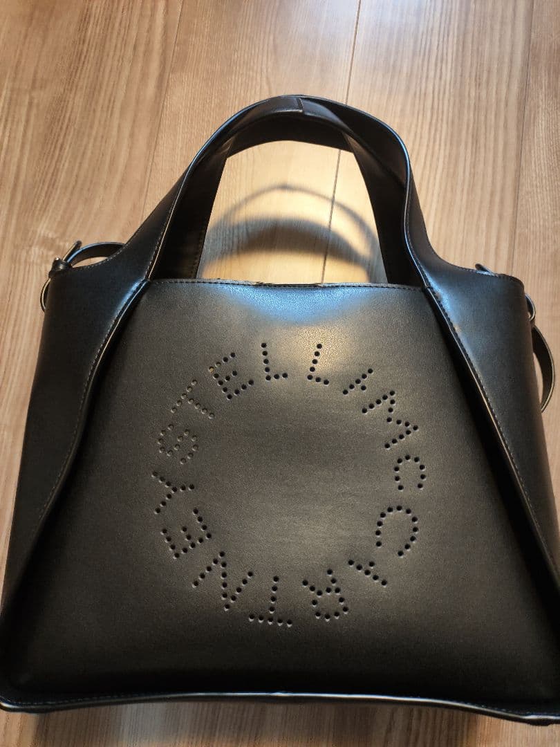 美品 ステラマッカートニーロゴトートバッグ