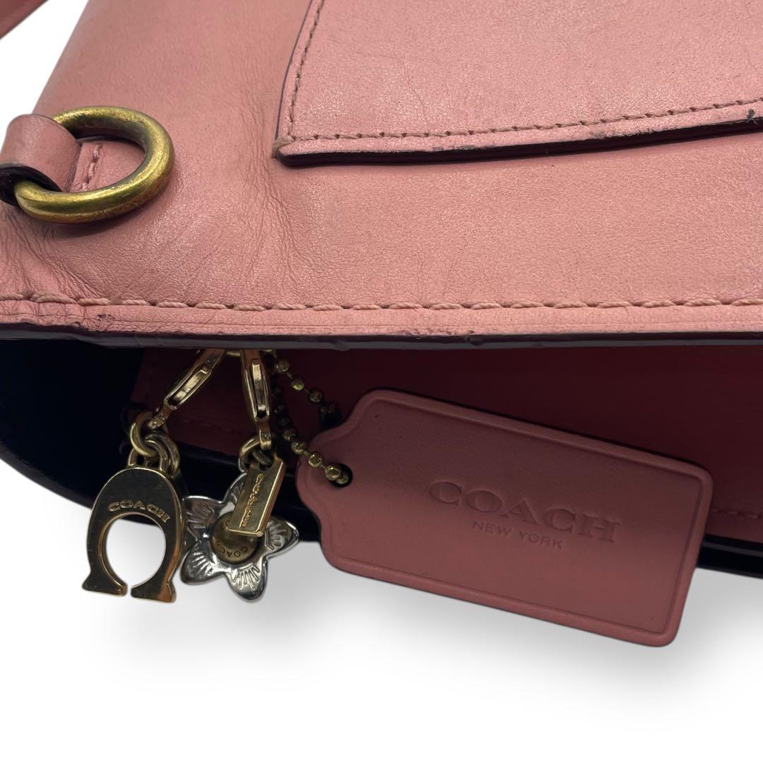 バッグ Coach Tea Rose Chain Shoulder Bag