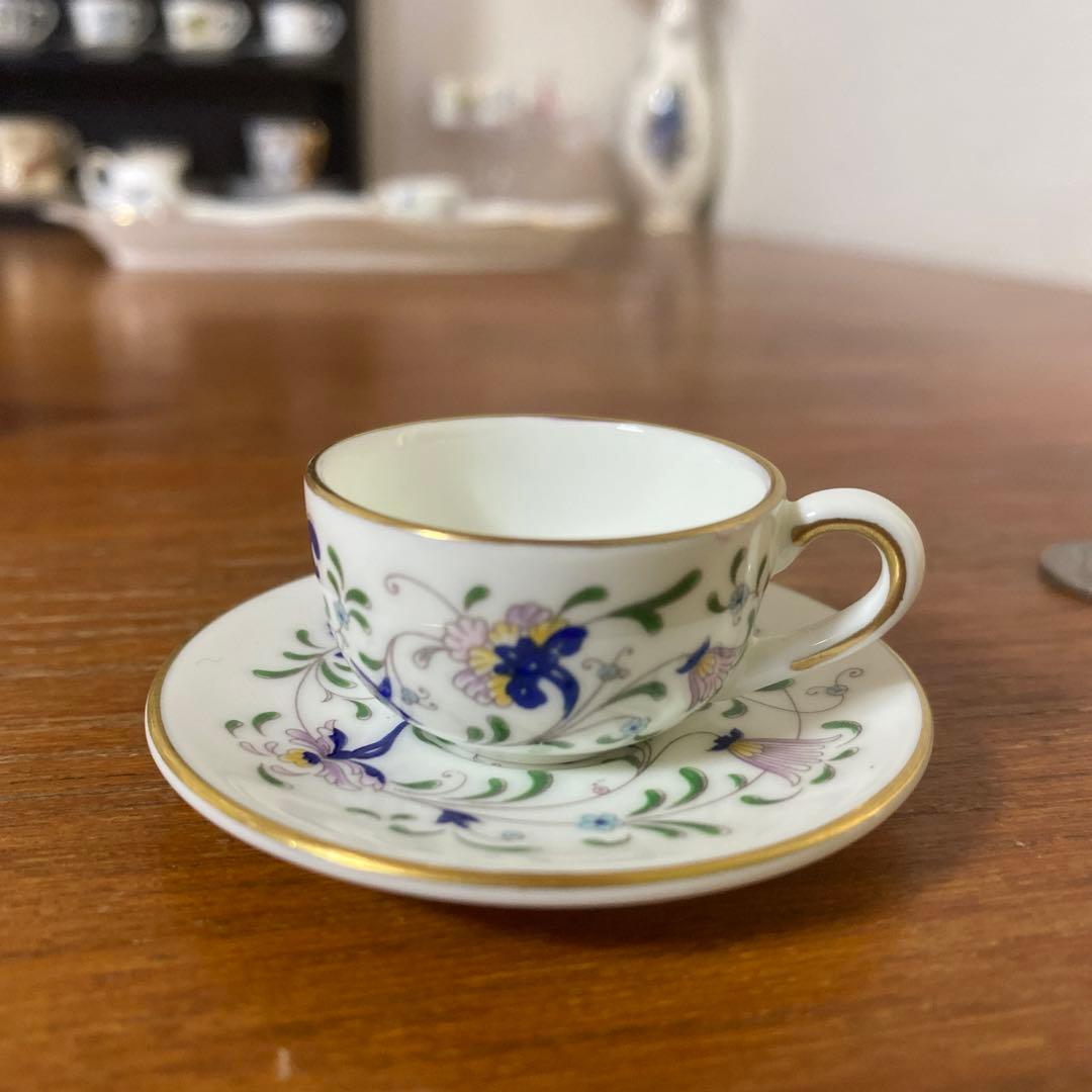 英国　コールポート パジェント　ペイジェント　ミニチュア　ティーセット