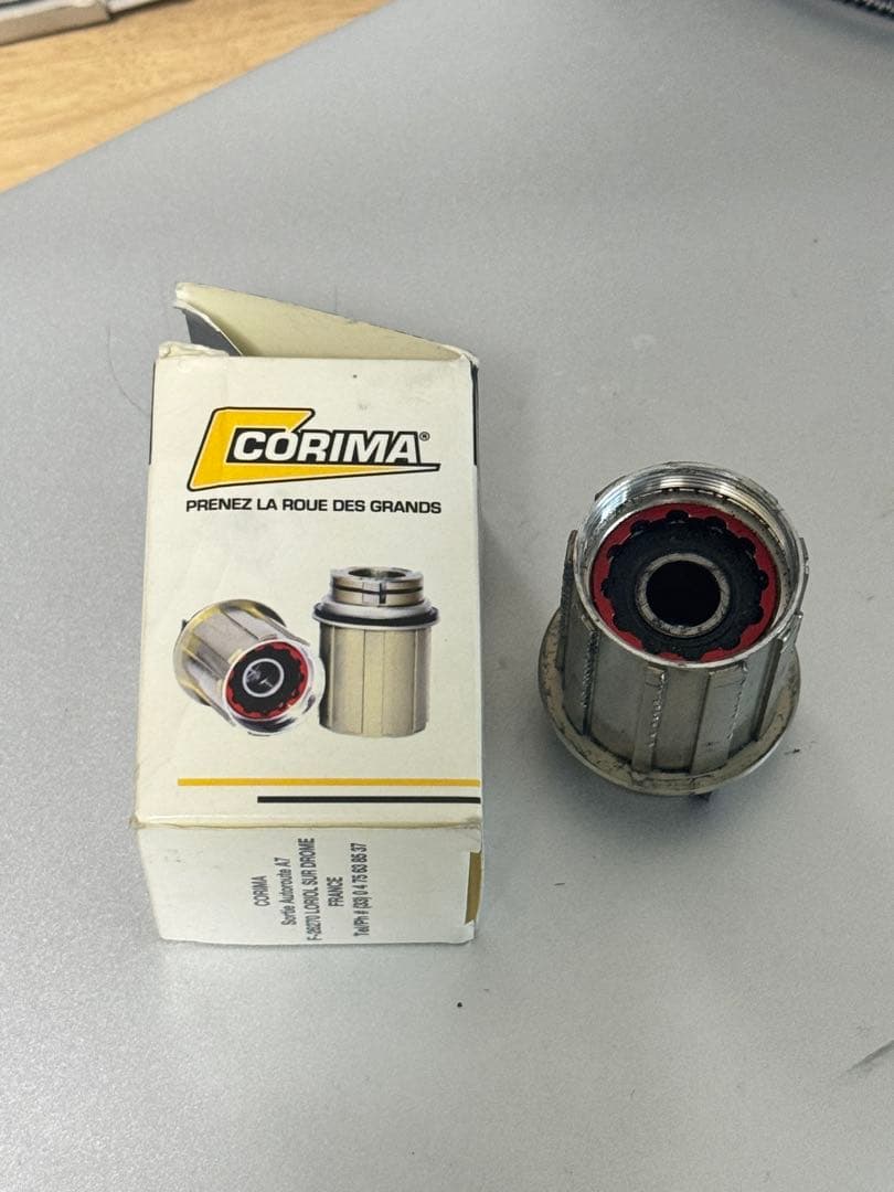 CORIMA 47mm S+ TU　リム　シマノ&カンパフリー　タイヤ付き