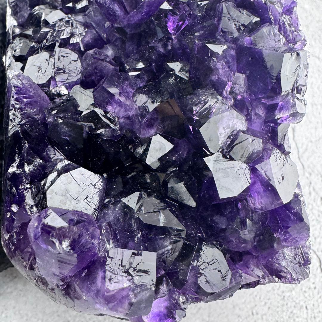 G-95アメジスト濃紫クラスター ドーム 原石 天然石 パワーストーン