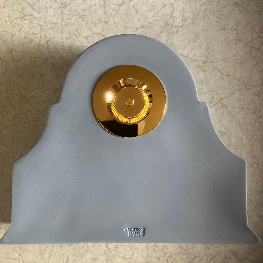 ウエッジウッド　ジャスパー　ウェア　ファイン　ボーン　チャイナクロック未使用品