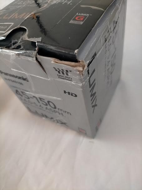 未使用品　パナソニック望遠ズームレンズ ブラック H-FS45150　説明書