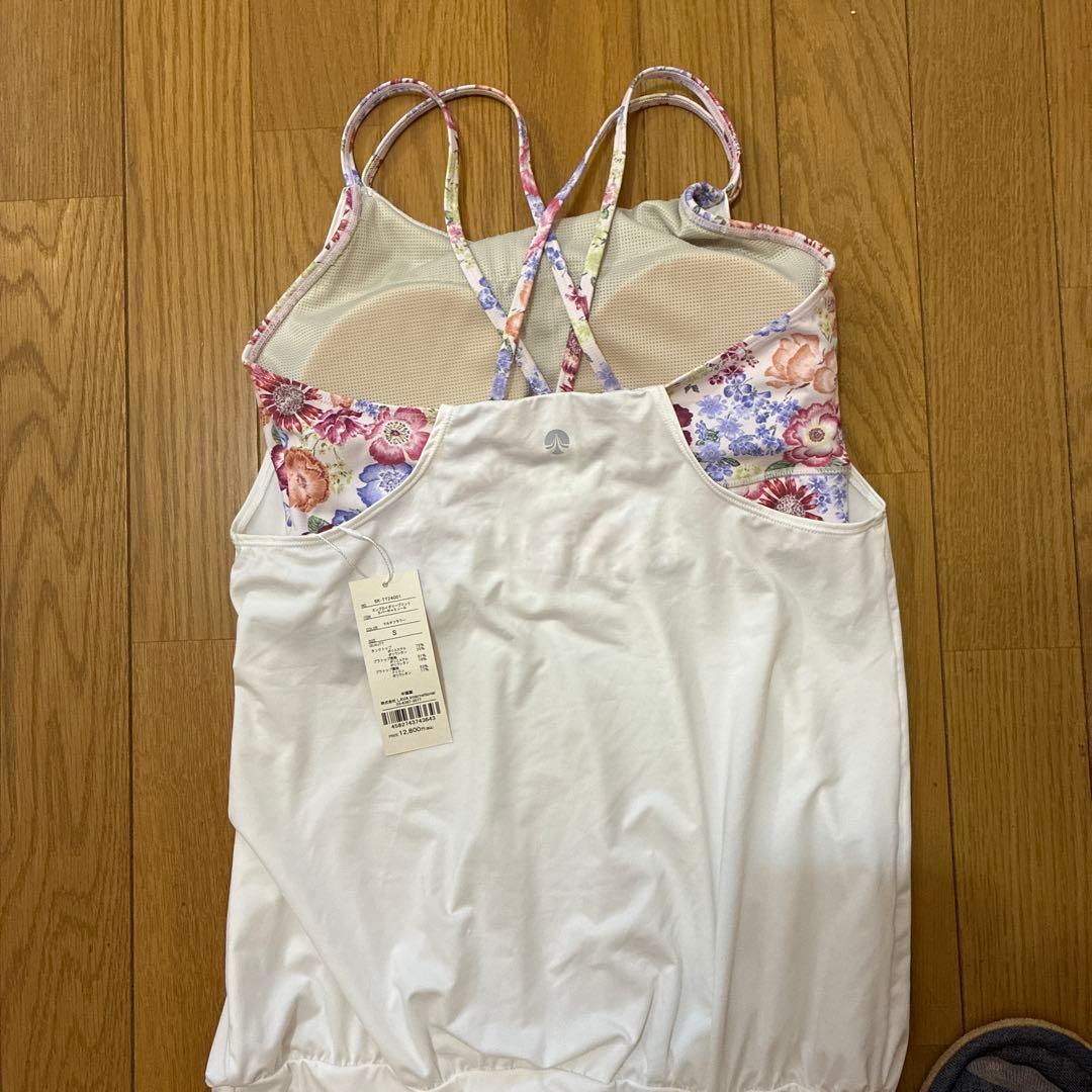新品タグ付⭐️SUKALA エンブロイダリー　プリント　カバーキャミソール