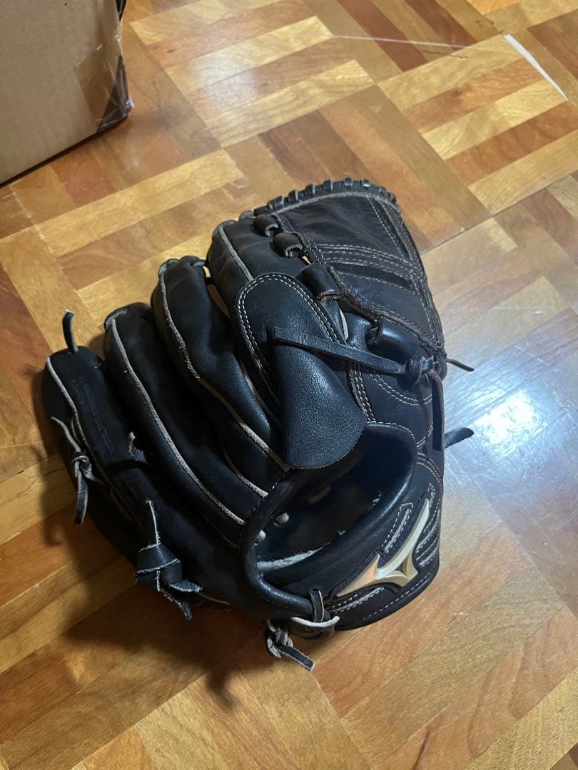 ミズノ 軟式グローブ ブラック 右投げ用