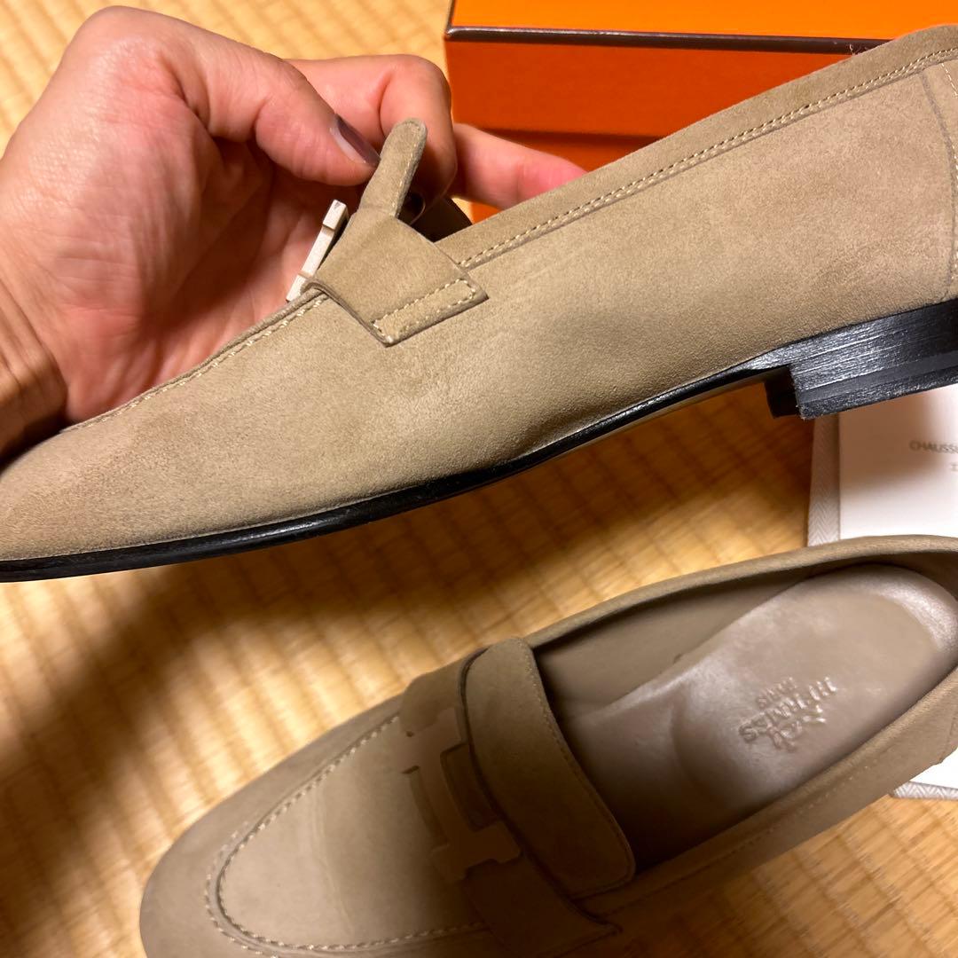 エルメス　モカシン パリ　38サイズ