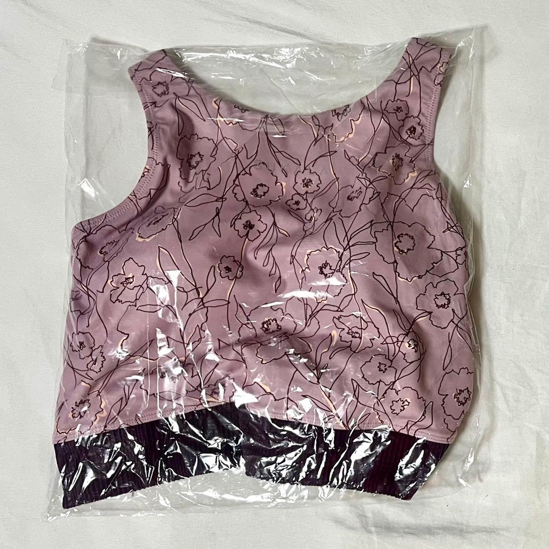 SUKALA ドローイングフラワーショートタンク Mサイズ LAVA ピンク