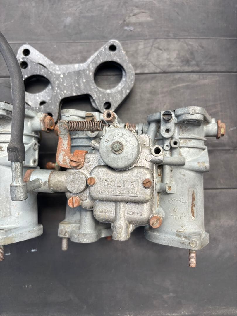 当時物旧車ソレックス2型40パイミクニキャブレターSOLEX ハコスカ ケンメリ