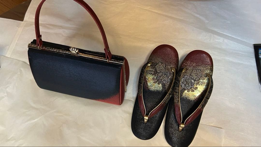 【美品✨️】振袖フルセット レトロモダン 赤 黒 椿 1998年製 成人式 卒業式