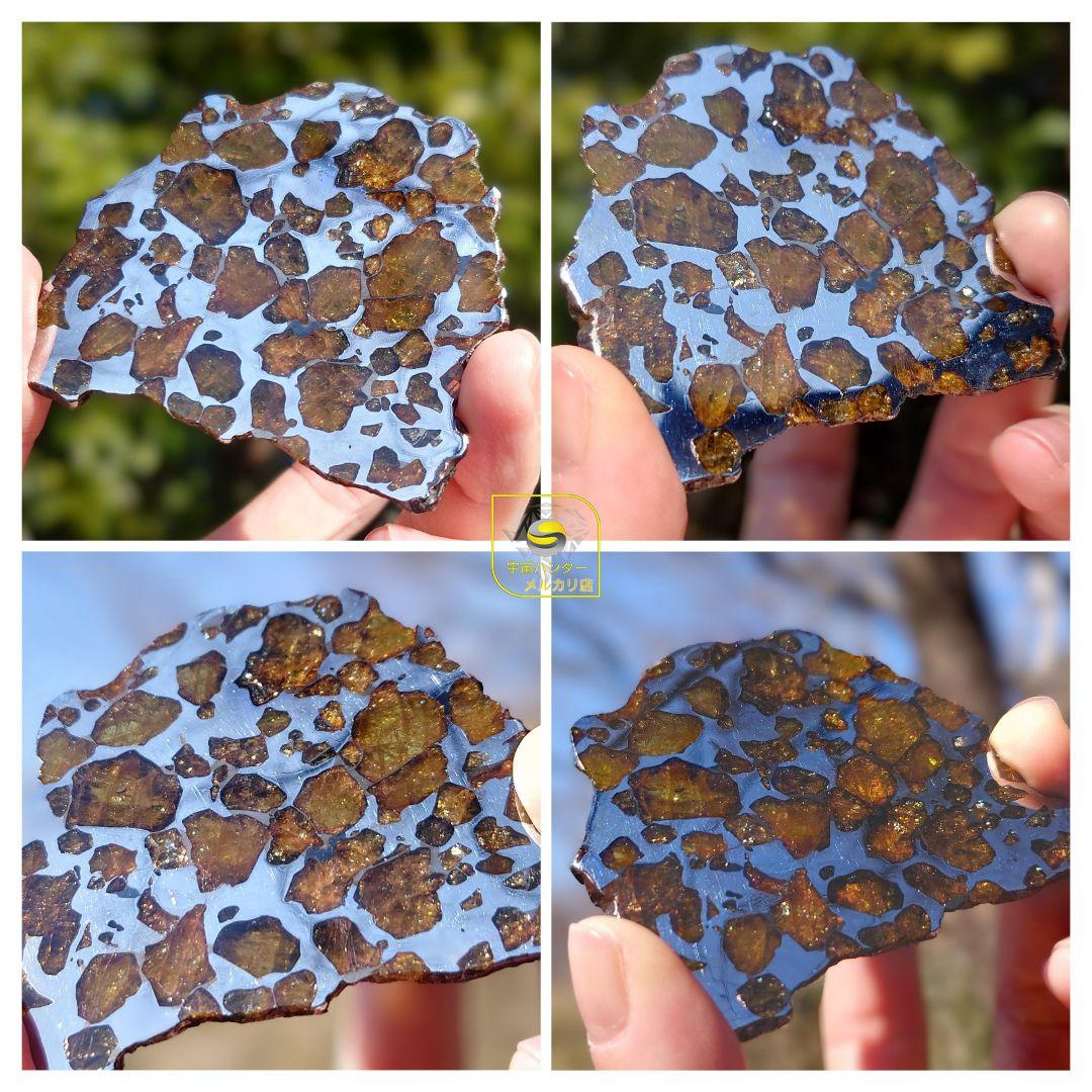 ★51.38g イミラック パラサイト 隕石 Imilac⭐⭐⭐