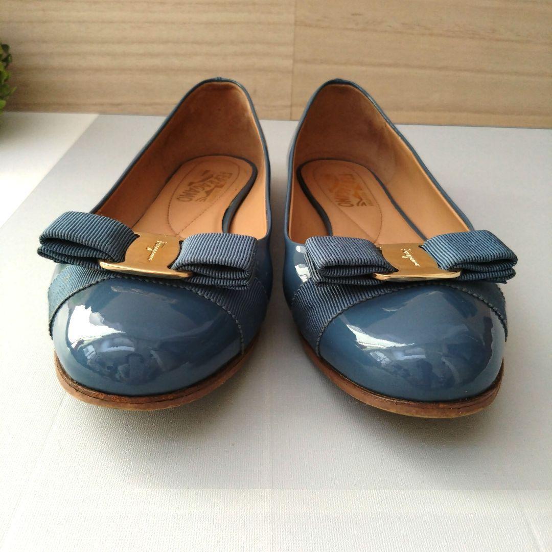 サルヴァトーレフェラガモ　パンプス　リボン　8 1/2 C