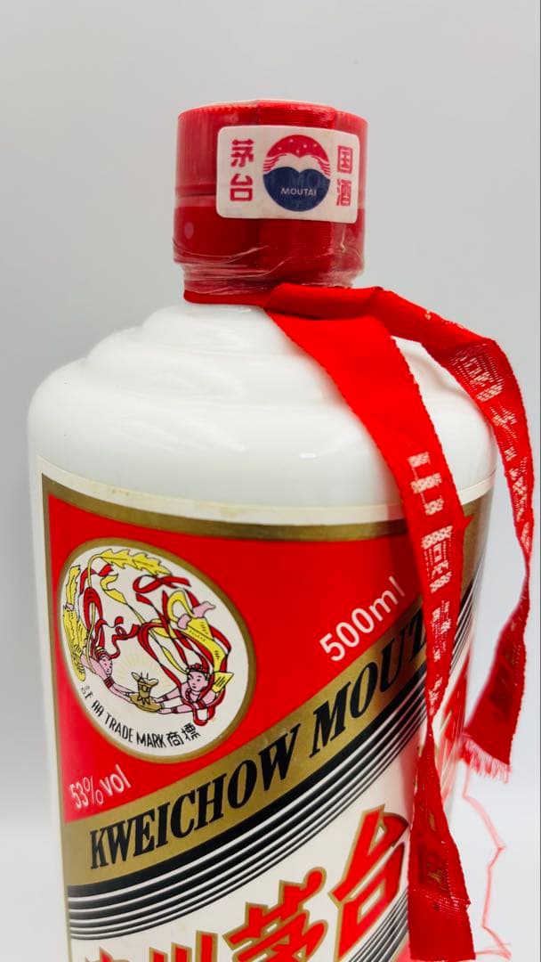 未開栓 貴州茅台酒 2007 500ml 53度 天女ラベル 重さ 813g