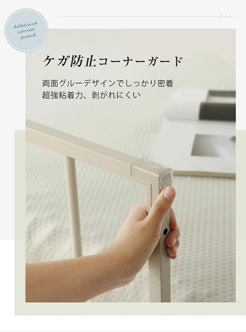 大人気のロフトベッド【S・シングル】　左右入れ替え　省スペース　WHITE