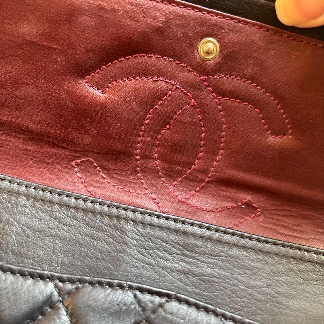 mi 様CHANEL ブラック キルティング ショルダーバッグ