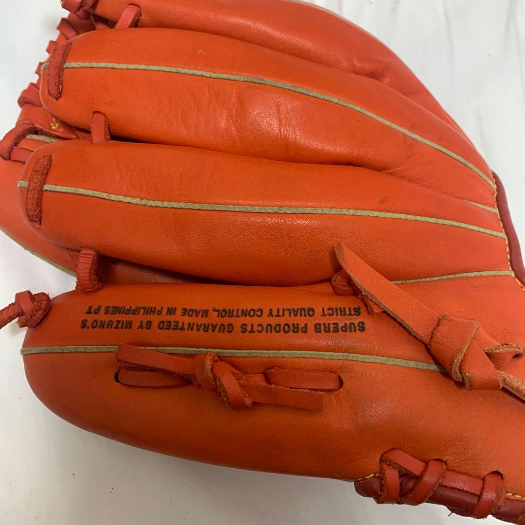 Mizuno FLEX JET II オレンジ グローブ 右投げ用