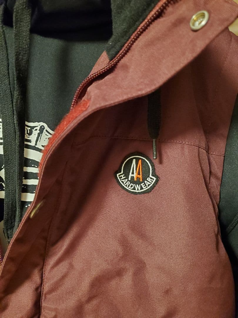 AA hardware スノーボードウェア　上下　３点　セット　ベスト　パーカー