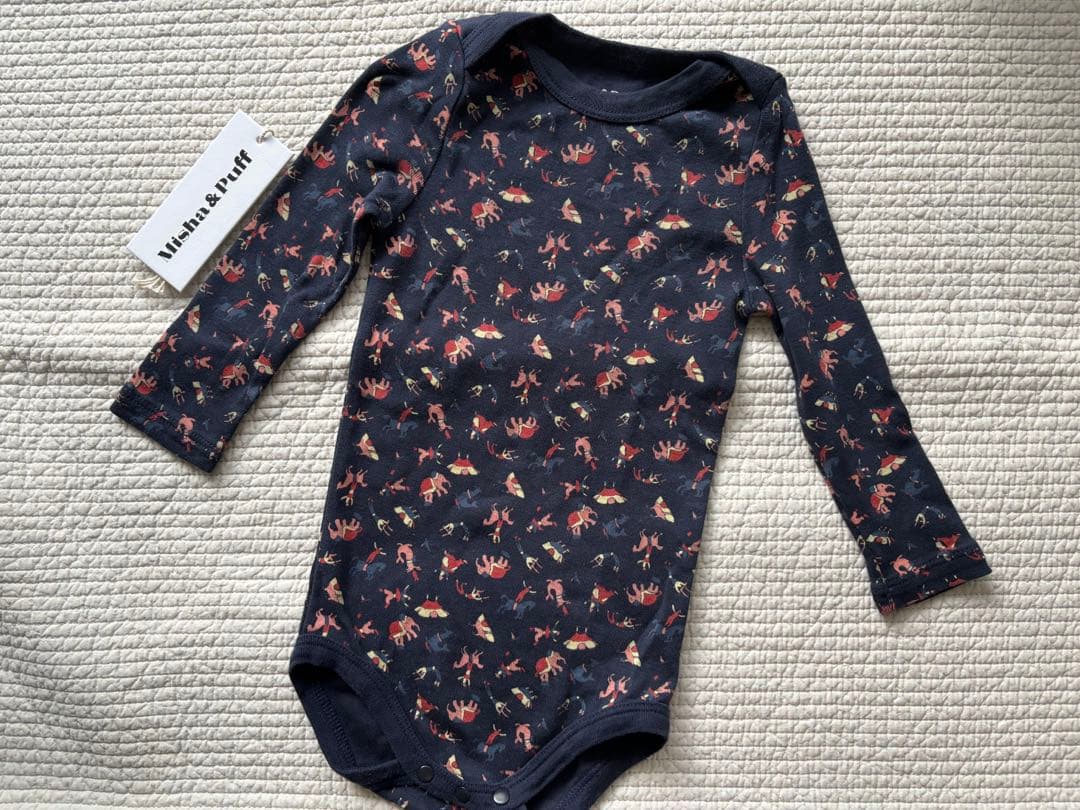 ロンパース・カバーオール Misha&Puff layette onesie ink circus